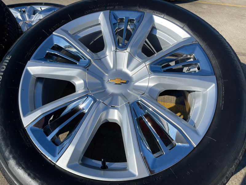 22" Chevy Tahoe RST Premier OEM wheels rims 14046 96951 Silverado Suburban Texas Truck Tire