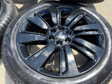 22" Lincoln Navigator OEM rims wheels Black Label 95384 10496 2022 2023 2025 NEW Texas Truck Tire