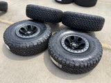17" Ford F-150 Raptor OEM BEADLOCK rims wheels 10459 95210 BFG KO2 37" tires NEW Texas Truck Tire