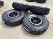 17" Ford F-150 Raptor OEM BEADLOCK rims wheels 10459 95210 BFG KO2 37" tires NEW Texas Truck Tire