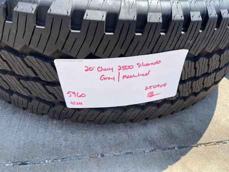 20" Chevy Silverado 2500 3500 OEM 5960 5947 GMC Sierra wheels rims tires NEW Texas Truck Tire