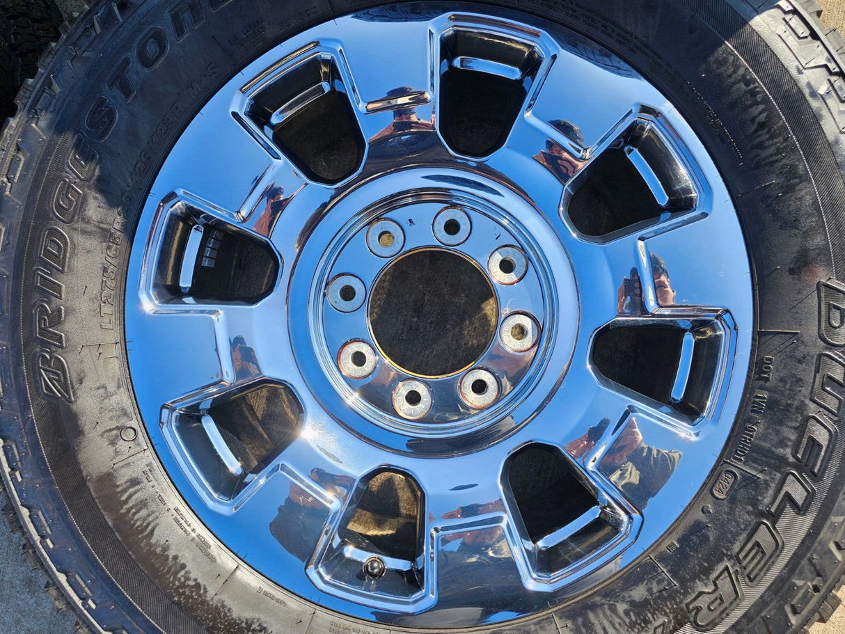 20" Ford F-250 F-350 OEM Lariat 10295 25085 10552 wheels rims 2025 2026 Texas Truck Tire