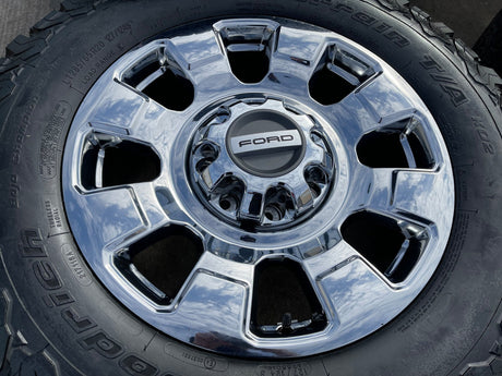 20" Ford F-250 F-350 OEM Lariat 10295 25085 10552 wheels rims NEW BFG KO2 A/T Texas Truck Tire