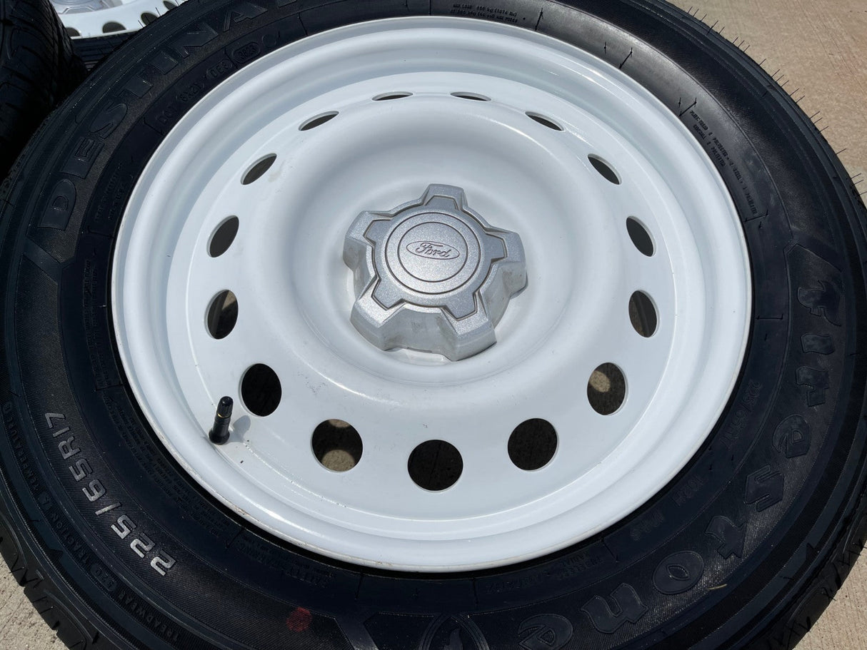 17" Ford Maverick Bronco Sport WHITE rims wheels 10415 OEM NEW Texas Truck Tire