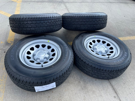 17" Chevy Silverado OEM wheels rims Tahoe Colorado 8130 GMC Canyon 2025 2026 NEW Texas Truck Tire
