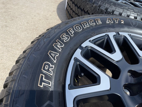 20" Dodge Ram 2500 3500 LARAMIE OEM 51649 wheels rims A/T2 2025 2026 NEW Texas Truck Tire