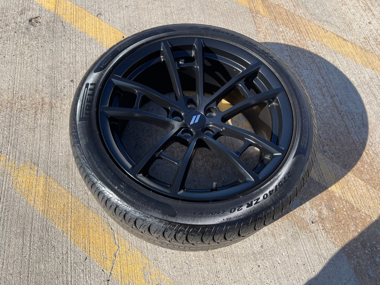 (1) 20" Dodge Charger SRT HELLCAT OEM 2605 2715 wheel rim tire spare PIRELLI Texas Truck Tire