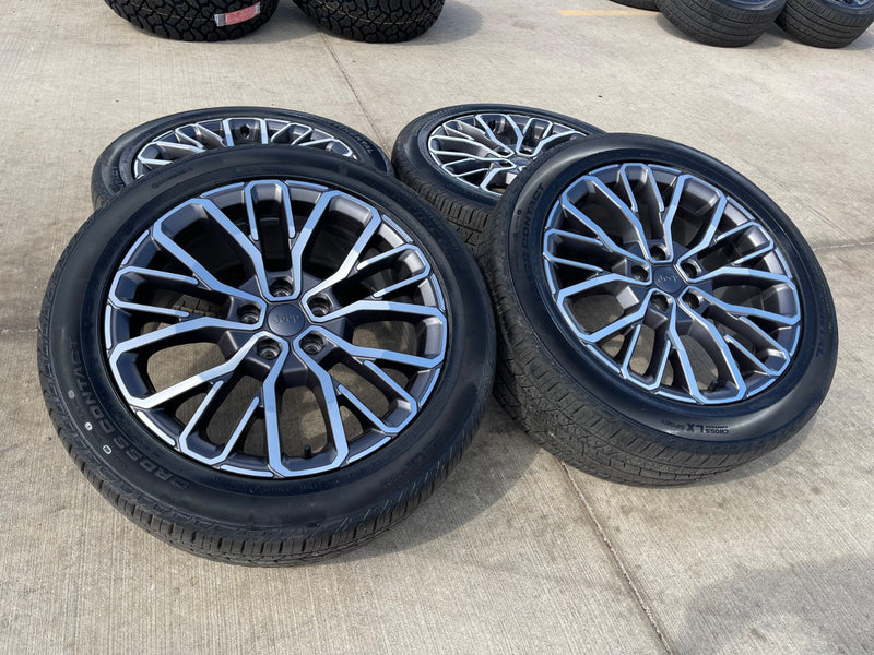21" Jeep Grand Cherokee L OEM wheels rims 9290 Durango CONTINENTAL NEW Texas Truck Tire