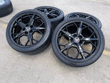 19" + 20" Chevy Corvette Z06 C8 OEM 14011 14012 wheels rims 2021 2023 2024 2025 Texas Truck Tire