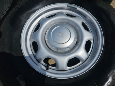 17" Ford F-150 OEM rims wheels 3857 tires steel 2020 2021 2022 2023 2024 2025 Texas Truck Tire