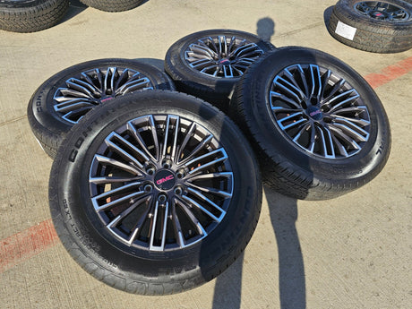 20" GMC Sierra Yukon Chevy Silverado OEM wheels rims 2024 2025 2026 NEW Texas Truck Tire