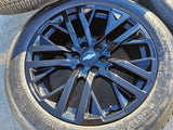 22" GMC Yukon Sierra OEM Chevy Silverado Tahoe 5903 wheels rims 2023 2024 2025 Texas Truck Tire