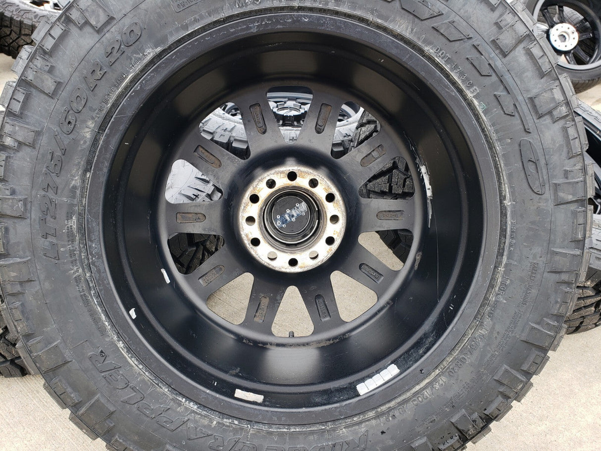 20x9 Weld Off-Road Stealth W168 Silverado Ford F-150 RAM wheels rims 6x139 6x135 Texas Truck Tire