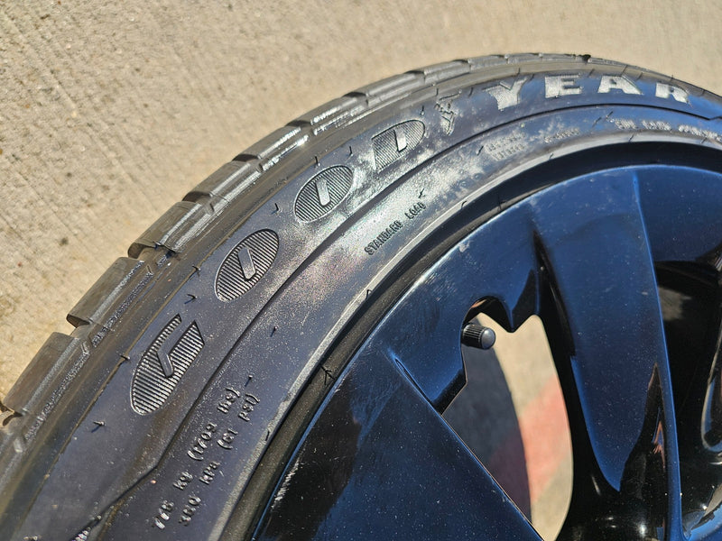 20" Tesla Model Y OEM INDUCTION wheels rims 2022 2023 2024 2025 2026 GOODYEAR Texas Truck Tire