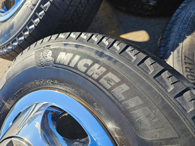 17" Chevy Silverado GMC Sierra 3500 Dually simulator rims wheels OEM 8094 tires Texas Truck Tire