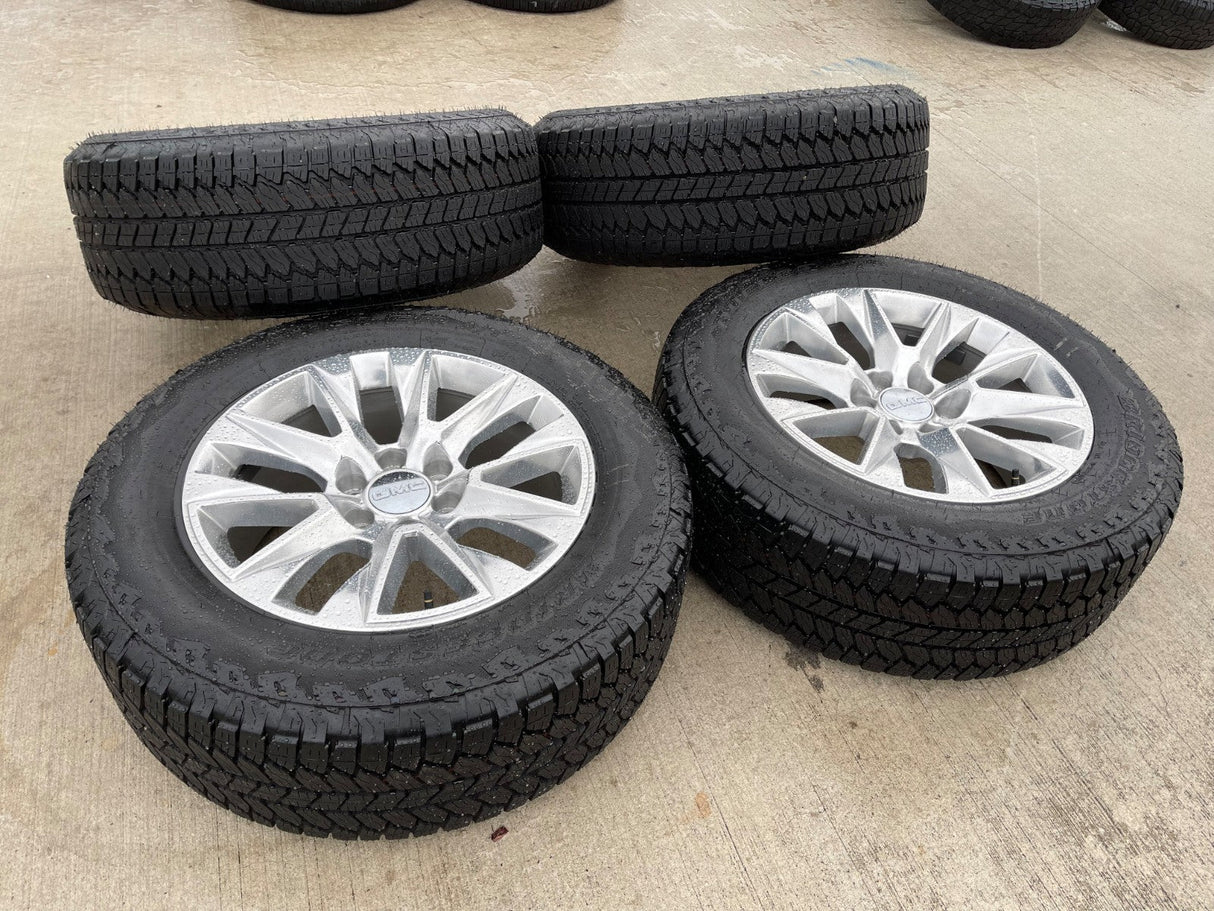 20" Chevy Tahoe Silverado LTZ 5920 OEM wheels rims Yukon BRIDGESTONE A/T NEW Texas Truck Tire