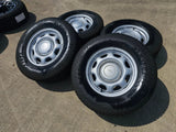 17" Ford F-150 OEM rims wheels 3857 tires steel 2020 2021 2022 2023 2024 2025 Texas Truck Tire