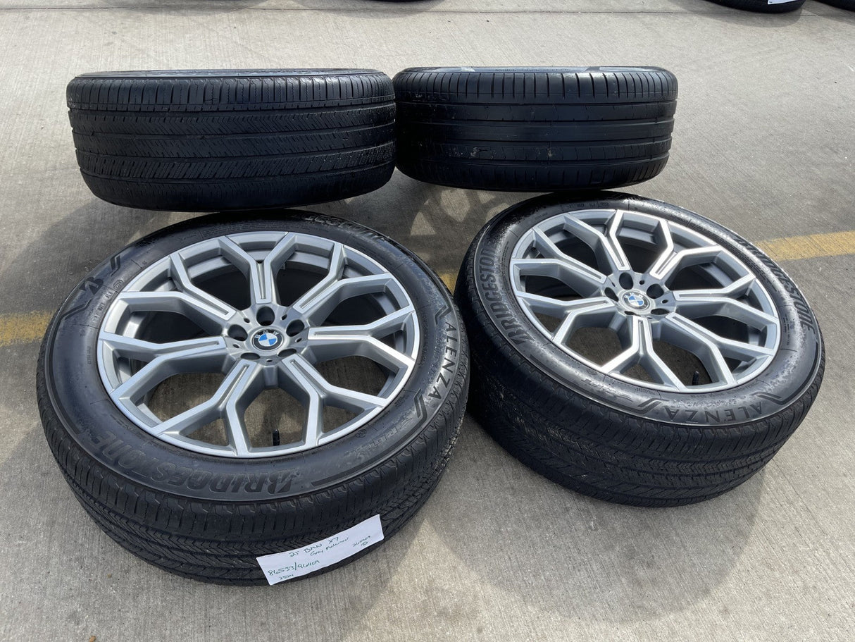 21" BMW X6 X7 OEM 86533 96409 Series 753 wheels rims tires BRIDGESTONE Texas Truck Tire