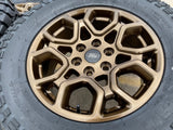 18" Ford F-150 OEM rims wheels 95049 10340 BRONZE Expedition KENDA R/T 33" NEW Texas Truck Tire