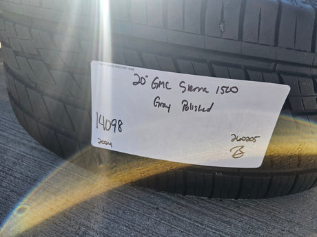 20" GMC Sierra Yukon AT4 Tahoe Silverado 95369 OEM wheels rims NITRO Texas Truck Tire