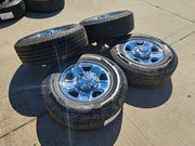18" Dodge Ram 2500 3500 STEEL chrome OEM 2473 wheels rims CONTINENTAL Texas Truck Tire