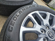 20" Toyota Tundra TSS TRD OEM wheels rims 95359 75277 Sequoia 2023 2024 2025 Texas Truck Tire