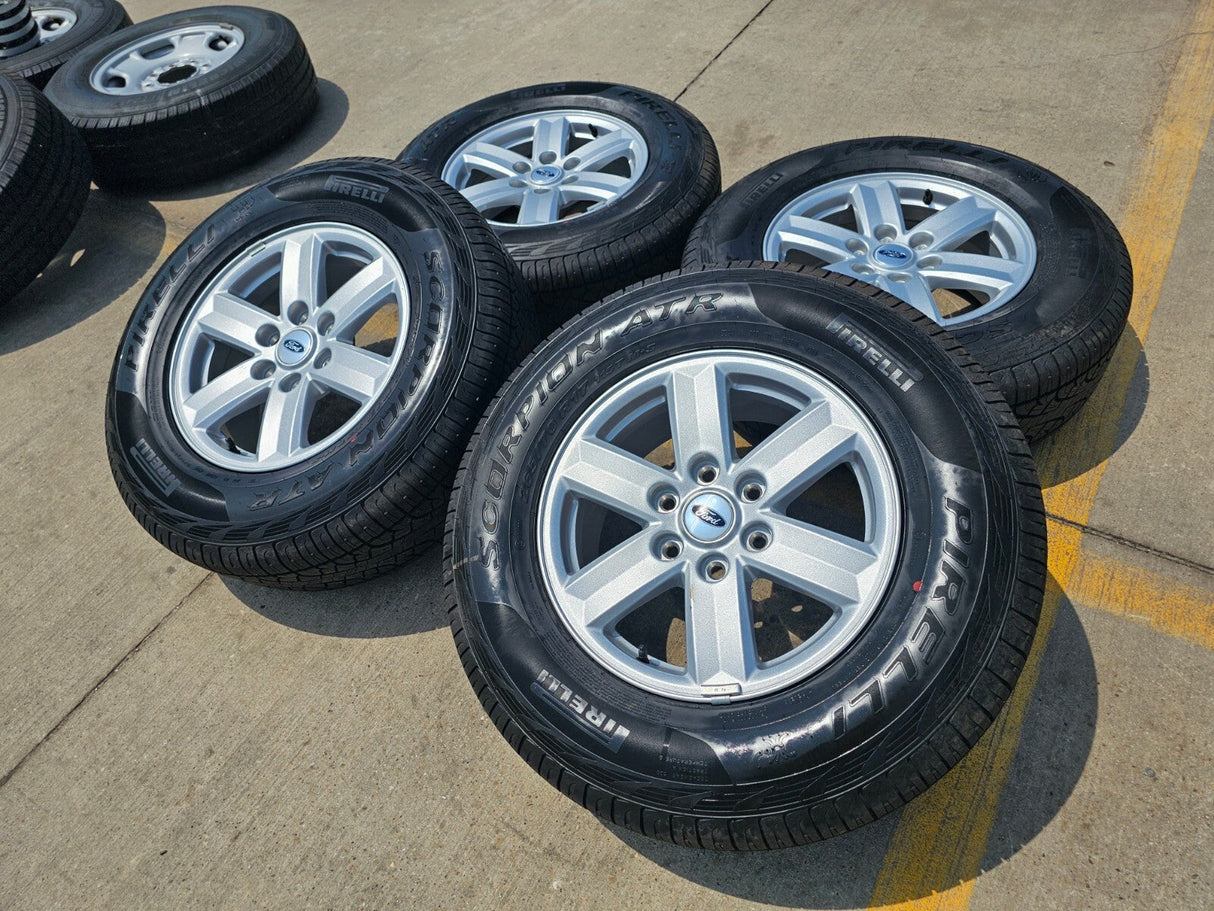 17" Ford F-150 Expedition OEM rims wheels 10339 tires 2024 2025 NEW PIRELLI A/T Texas Truck Tire