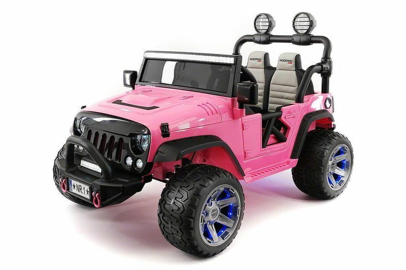 12V CHILD'S Girls RIDE ON TRUCK SUV JEEP 2 High-Powered Engines W/ Remote Control- Pink