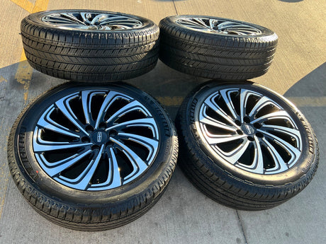 22" Lincoln Navigator OEM 10666 rims wheels BLACK LABEL 2025 2026 MICHELIN NEW Texas Truck Tire