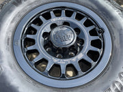 18" AEV SALTA GMC Sierra AT4X Chevy Trail Boss 2500 OEM wheels rims GOODYEAR 35" Texas Truck Tire