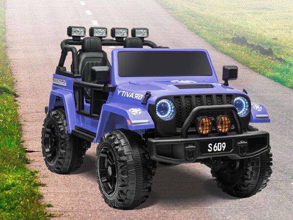 Kids Electric 12V Ride-On Jeep Truck with Remote Control and Powerful Battery