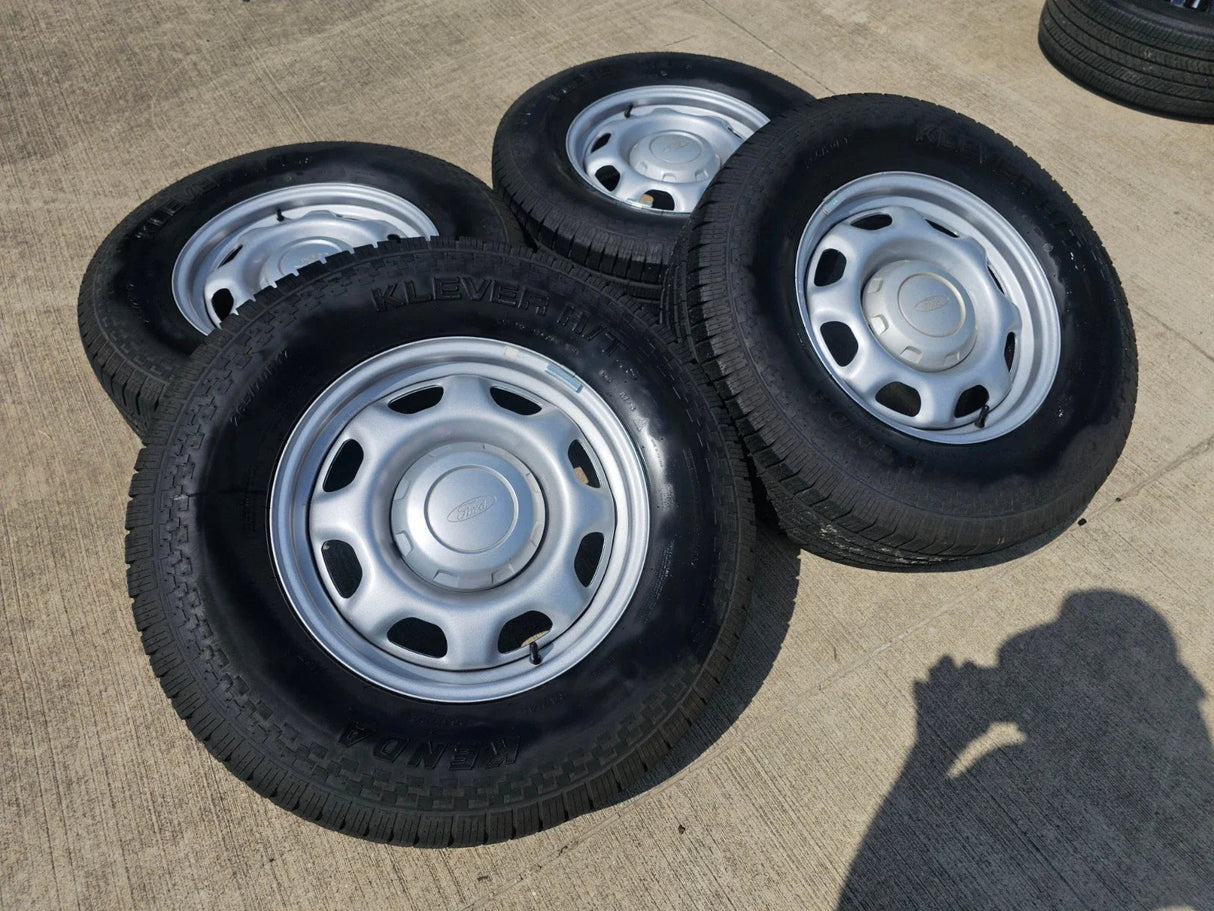 17" Ford F-150 OEM rims wheels 3857 tires steel 2020 2021 2022 2023 2024 2025 Texas Truck Tire