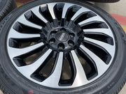 22" Lincoln Navigator OEM rims wheels 10499 95383 Black Label 2024 2025 2026 Texas Truck Tire