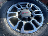 18" GMC Sierra AT4X Chevy Silverado 2500 3500 OEM 5949 wheels rims FALKEN NEW Texas Truck Tire