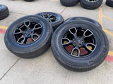 18" Jeep Wrangler SMOKY MOUNTAIN Black OEM 9198 wheels rims tires MICHELIN NEW Texas Truck Tire