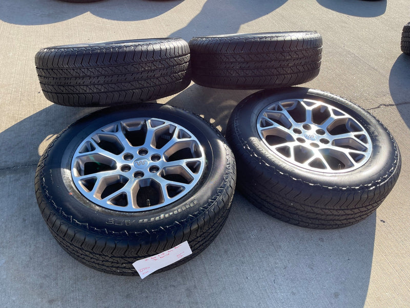 20" Ford F-150 KING RANCH OEM 10346 rims wheels Expedition HANKOOK 2025 2026 Texas Truck Tire