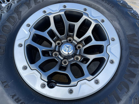 18" Dodge Ram 1500 TRX Beadlock OEM 2735 RHO wheels rims 2021 2022 2023 2024 Texas Truck Tire