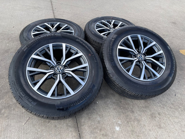 17" VW Tiguan OEM 70037 wheels rims tires 2020 2021 2022 2023 2024 2025 2026 Texas Truck Tire