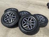 18" Jeep Wrangler Grand Cherokee Gladiator OEM 9331 wheels rims 2025 2026 NEW Texas Truck Tire