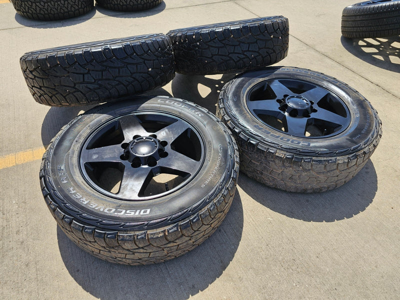 20" Chevy Silverado GMC Sierra 2500 3500 OEM replica 5503 rims wheels 8x180 Texas Truck Tire
