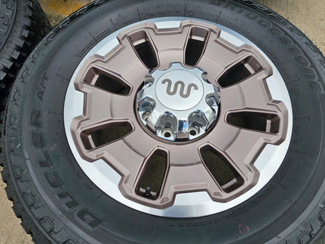 20" Ford F-250 F-350 OEM 10487 KING RANCH tan wheels rims 2024 2025 2026 NEW Texas Truck Tire