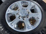 18" Ram 2500 3500 Laramie Power Wagon OEM wheels rims 2692 FIRESTONE H/T2 CLEAN Texas Truck Tire