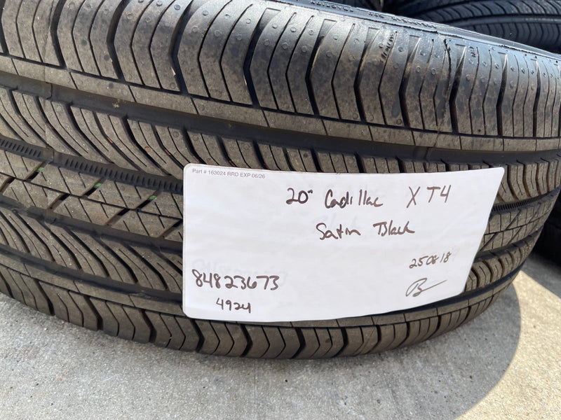 20" Cadillac XT4 OEM black wheels rims 2023 2024 2025 2026 NEW Texas Truck Tire