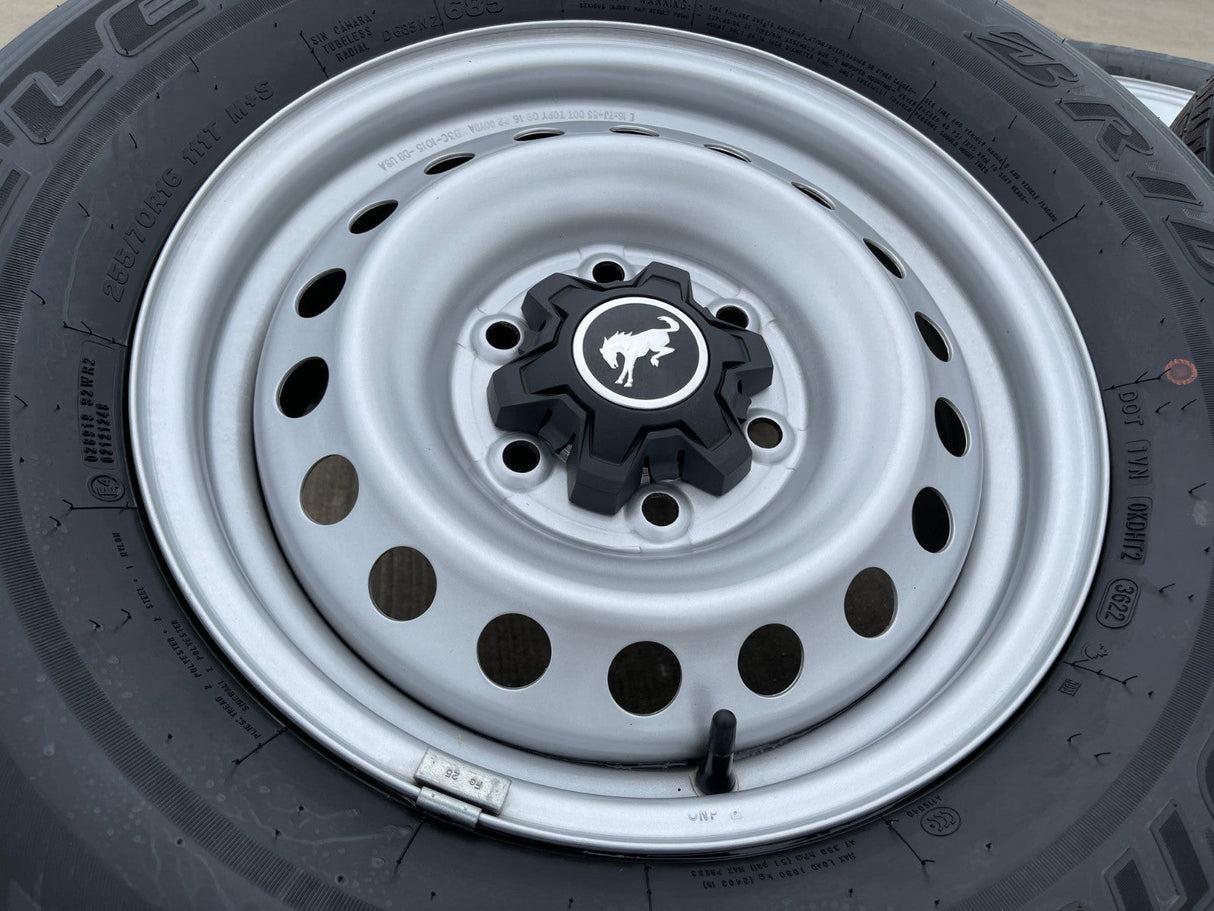16" Ford Bronco steel wheels rims tires 10226 Ranger 2021 2022 2023 2024 2025 Texas Truck Tire