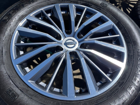 20" Nissan Titan Armada Infiniti QX80 OEM 62858 wheels rims 2023 2024 2025 2026 Texas Truck Tire