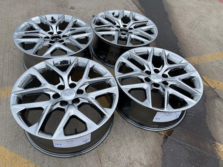 22" GMC Yukon Sierra DENALI OEM 14078 wheels rims CHROME 2025 2026 DISCOUNTED Texas Truck Tire