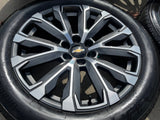 22" Chevy Tahoe Silverado Suburban OEM wheels rims 2022 2023 2024 2025 2026 NEW Texas Truck Tire