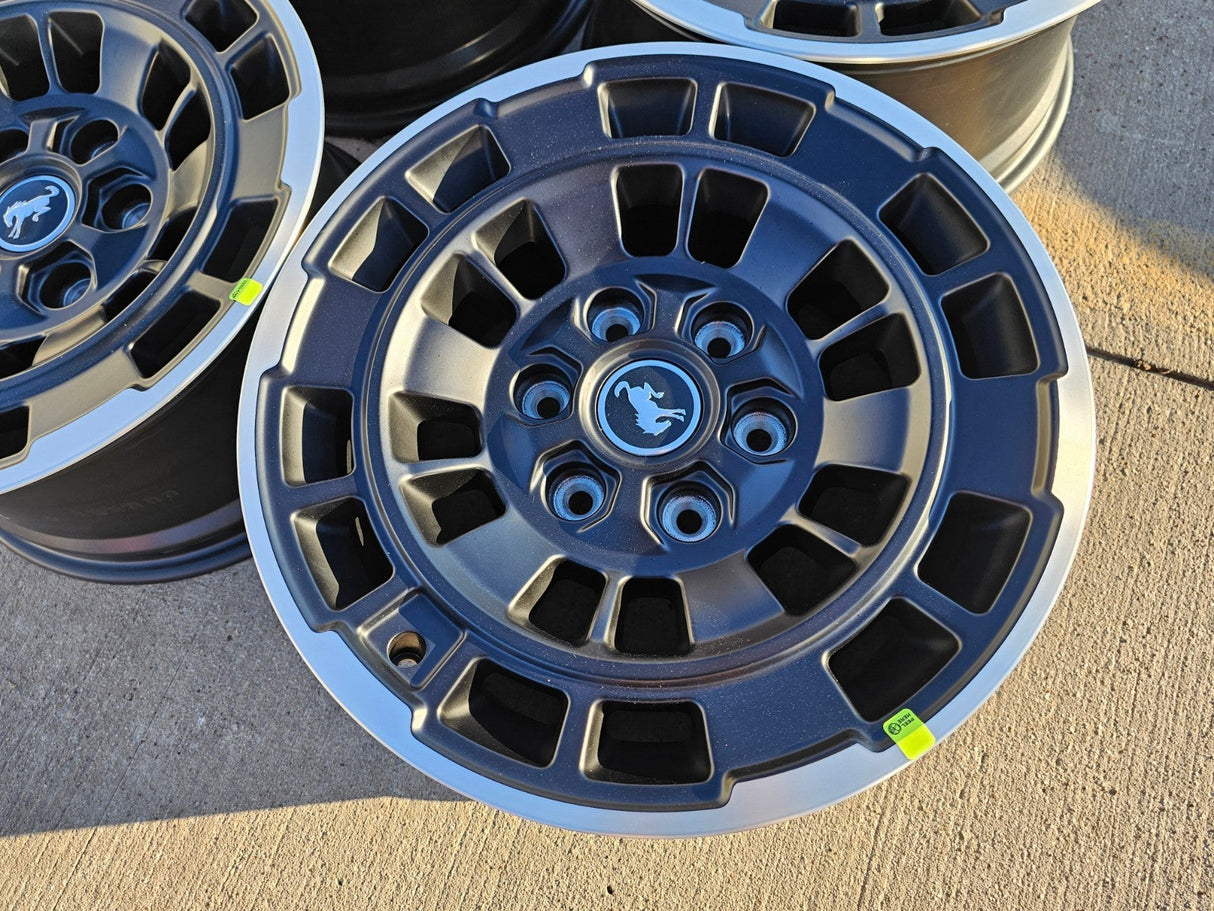(4) 17" Ford Bronco wheels rims OEM 22025 Ranger 2023 2024 2025 2026 NEW Texas Truck Tire