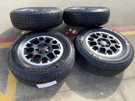 18" Toyota Tacoma 4Runner TRD OEM 94199 wheels rims 2024 2025 2026 NEW MICHELIN Texas Truck Tire