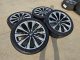 24" Cadillac Escalade PLATINUM OEM wheels rims V 2023 2024 2025 2026 2027 NEW Texas Truck Tire